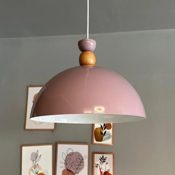 Bamyum Pendelleuchte Pendelleuchte Yimpi Hängelampe Industrial Ø30 cm, E27, Moderne Lampe, ohne Leuchtmittel, E27, Dimmbar, Einstellbare Kabellänge – Bild 4