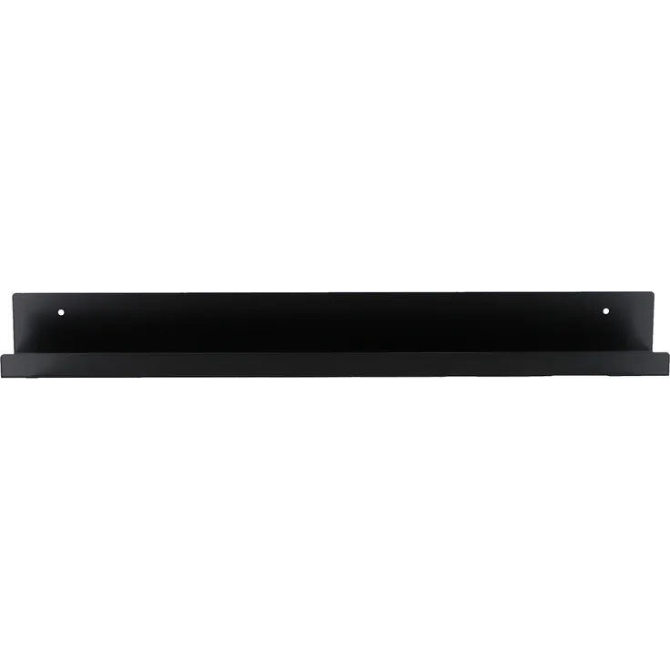 Wandregal Jill aus Metall, 80 cm, Schwarz