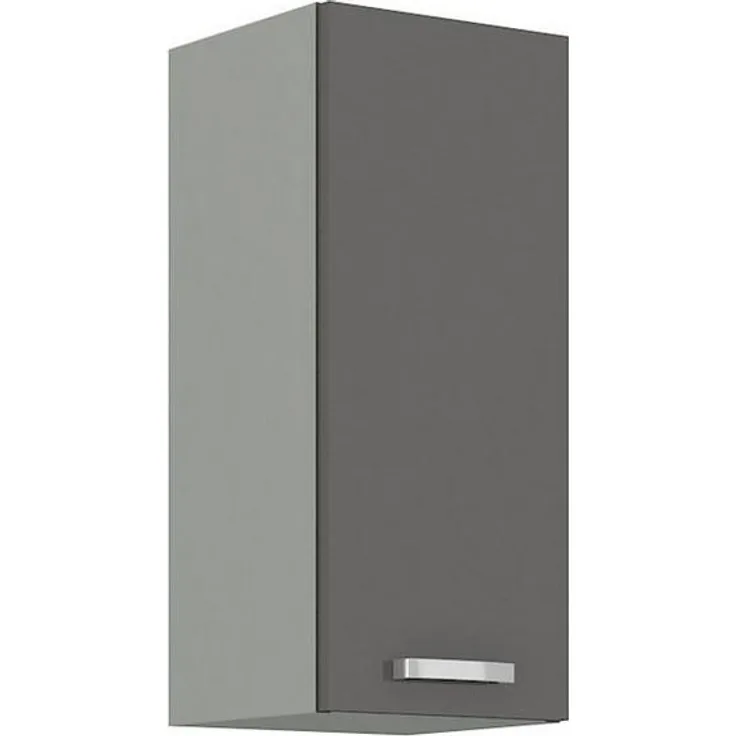 Küchen Hängeschrank 30 Hochglanz Grau Küchenzeile Küchenblock Küche Grey Bianca