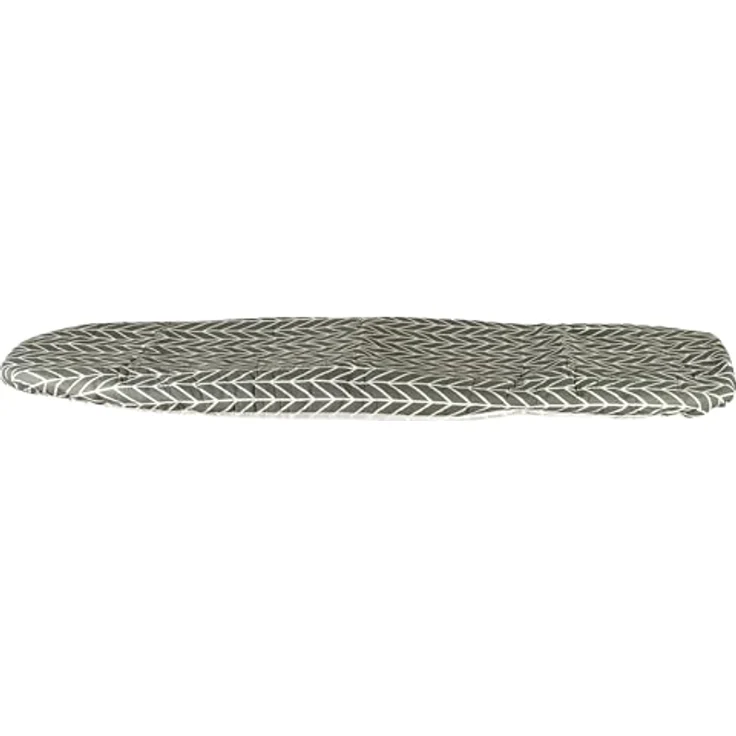 Vhbw Bügeltischbezug für Leifheit AirActive M, grau/weiß, hohe Luftdurchlässigkeit für beste Dampfdurchdringung, maßgeschneidert für Bügeltische 120-125 cm x 22-36 cm – Bild 3