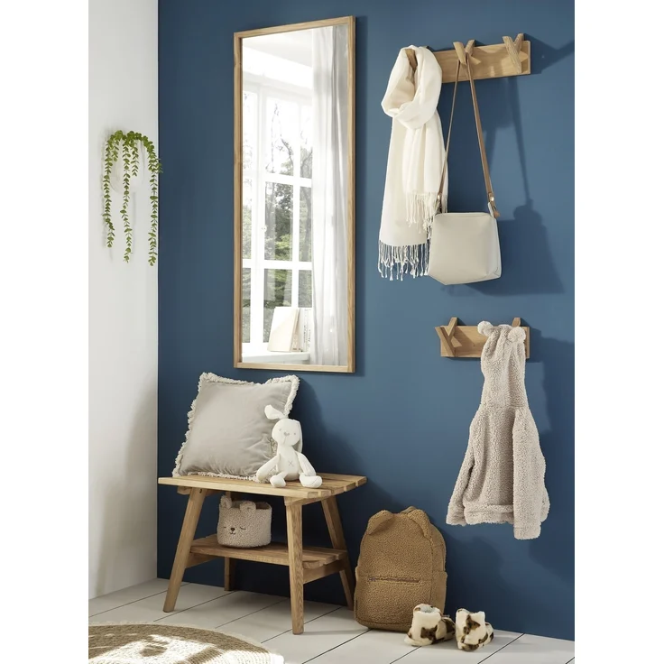Garderoben-Set >BANTRY< (4-tlg.) in Eiche, Massivholz - 110x170x36cm (BxHxT) – Bild 1