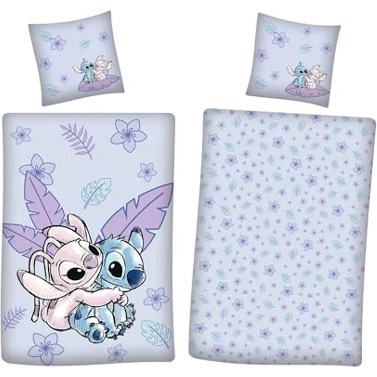 Disney Lilo und Stitch Wende Bettwäsche 2tlg 135 x 200 cm – Bild 2