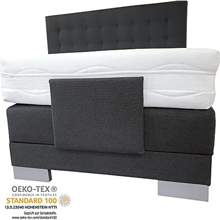 MSS e.K. Matratzenbezug "PREMIUM" 200 x 80 x 19 cm"" – Bild 10