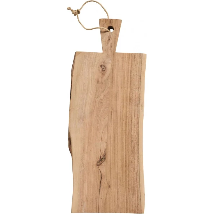 Ib Laursen - Schneidebrett Servierbrett Küchenbrett Holz Unika 20x60cm 17110-00