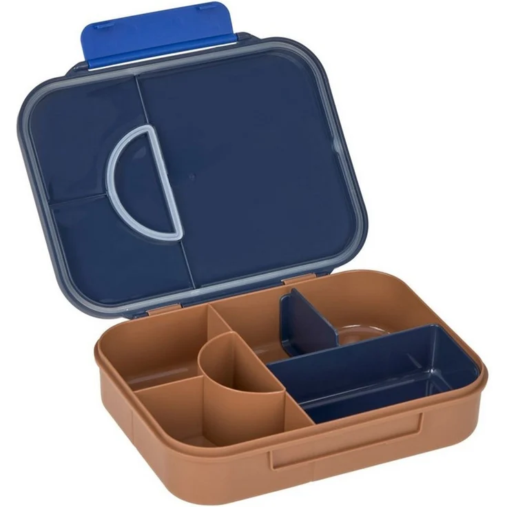 LÄSSIG Lunchbox Lässig Brotdose Kinder - Bento Lunchbox Little Gang Smile, navy – Bild 3