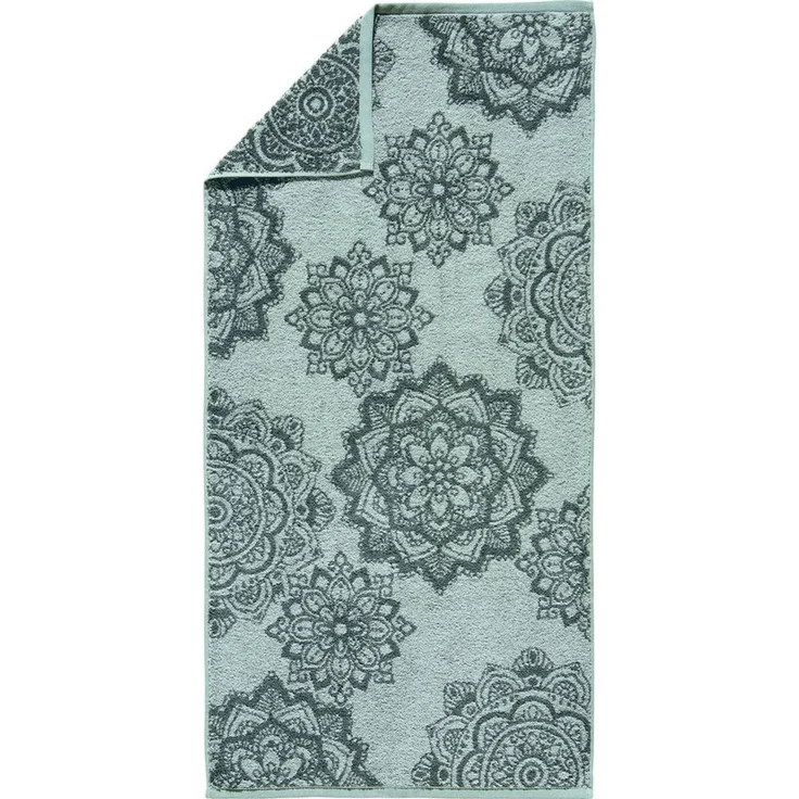 Erwin Müller Duschtuch Duschtuch "Mandala" 2er-Pack, Frottier/Jacquard, Walk-Frottier Motiv – Bild 2