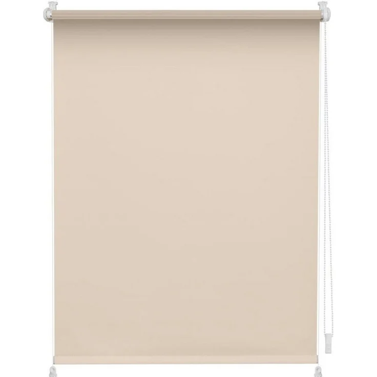 Lichtblick Verdunklungsrollo Barcelona 45x150 cm (BxL) Creme Verspannt; Klemm- und schraubbar; Thermofunktion – Bild 3