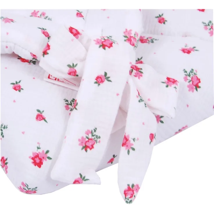Einschlagdecke BABYLUX Einschlagdecke Musselin BABYHÖRNCHEN 75x75 cm Neugeborene, BabyLux