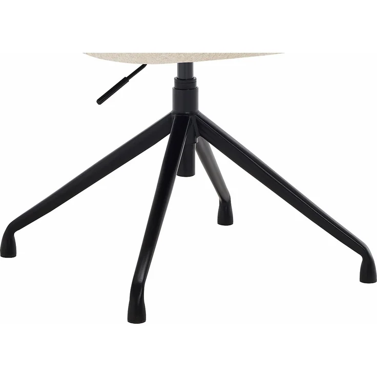 Vente-unique - DUMALI - Bürostuhl ohne Armlehnen - Metall - Weiß - 59 x 56 x 78.5 cm – Bild 6