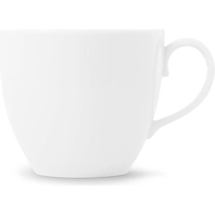 Obertasse 0,17 l La Belle Weiß Friesland Porzellan Kaffeetasse - Mikrowelle geeignet, Spülmaschinenfest