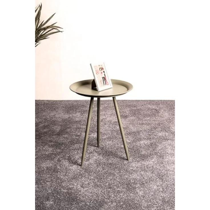 XXXL Beistelltisch, Rund, Grün, Metall, konisch, 47x38x47 cm – Bild 2