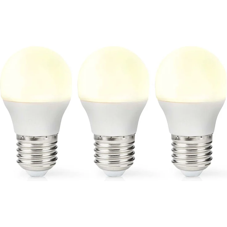 LED-Lampe E27 | G45 | 4.9 W | 470 lm | 2700 K | Warmweiss | Retro Style | Matte lampe | 3 Stück – Bild 1