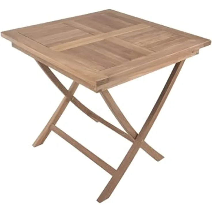 Garden Pleasure Teak Klapptisch CIDORA Tisch Beistelltisch Garten Terrasse