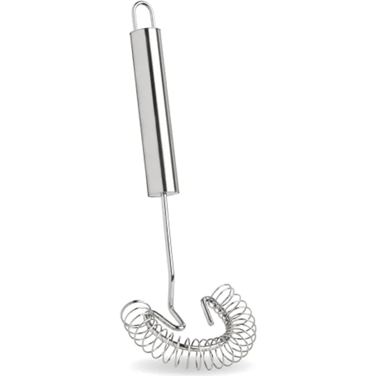 wenco Spiralbesen und Schneebesen zum Rühren, Mischen, Schlagen, Aufschäumen - 22cm aus Edelstahl – Spülmaschinengeeignet, Silber – Bild 2