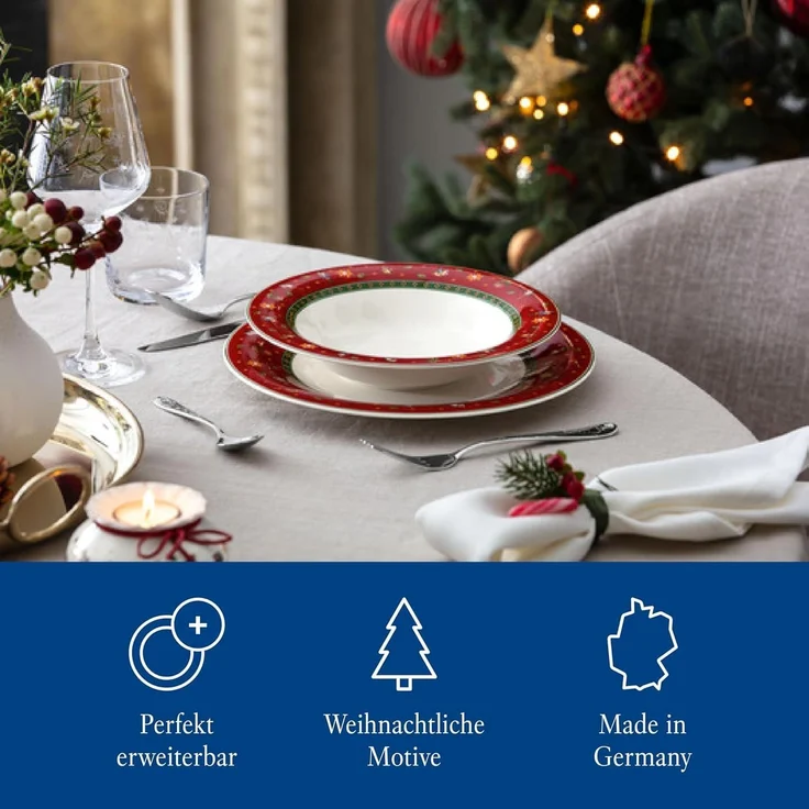 Villeroy & Boch Toy's Delight Suppenteller ø 23 cm Rot 6er Set – Bild 4