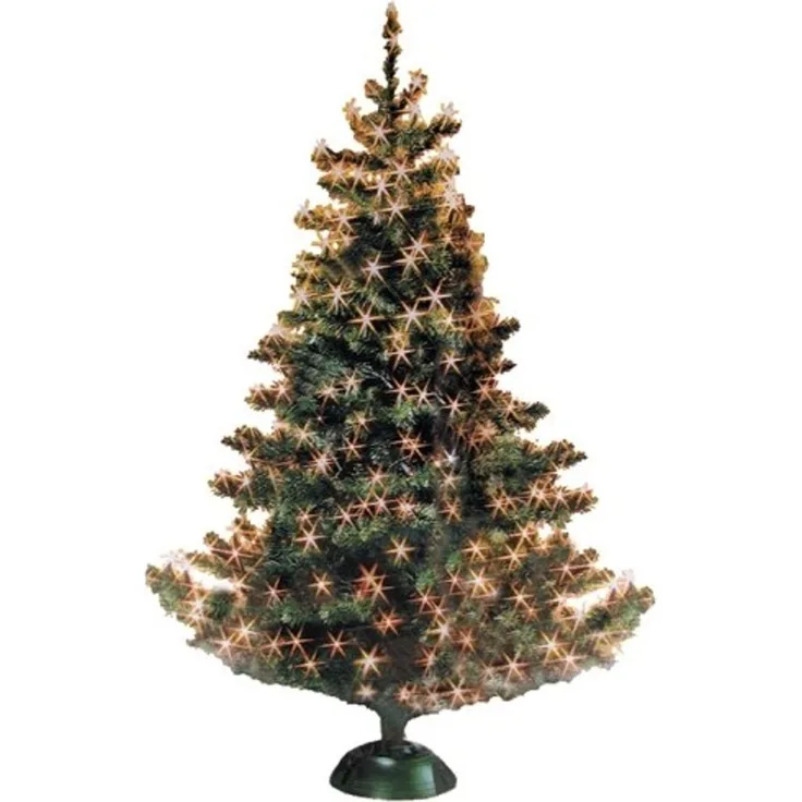 Lichternetz 192 LED warmweiß Lichterkette Lichtervorhang Weihnachtsbeleuchtung