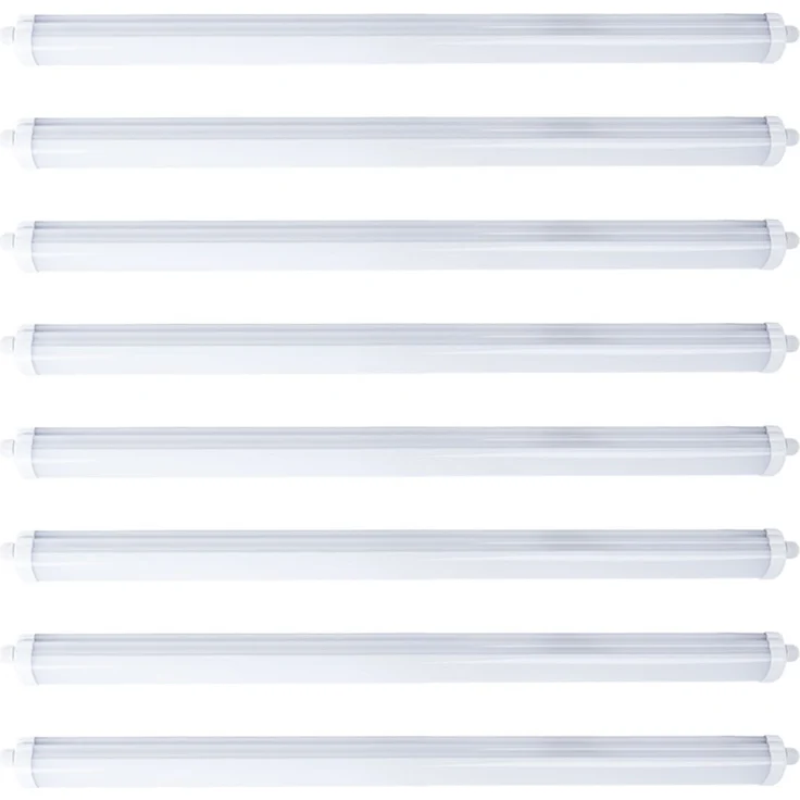8er Set LED Wannenleuchte, 4320 Lumen, neutralweiß, L 120 cm – Bild 2