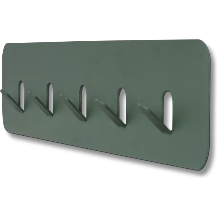Garderobenleiste >Tilly< in grün, Metall - 50x10x3cm (BxHxT) – Bild 3