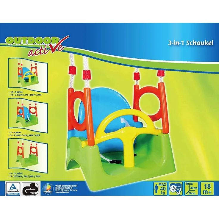 3 in 1 Schaukel