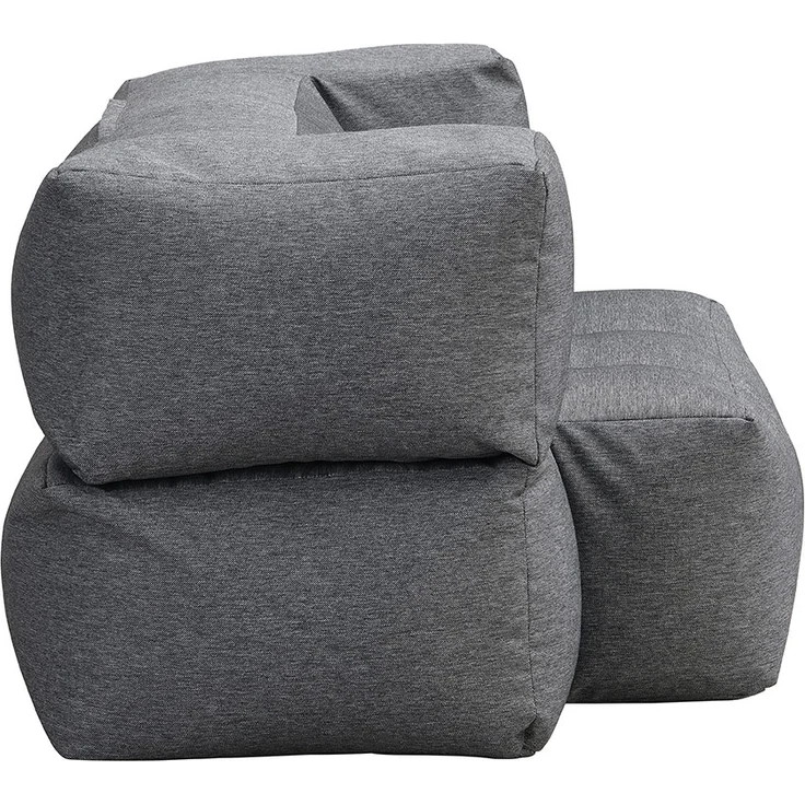 HOME DELUXE 'HEAVEN' Outdoor Sitzsack, Polyester anthrazit, 76 x 152 x 100 cm – Bild 7