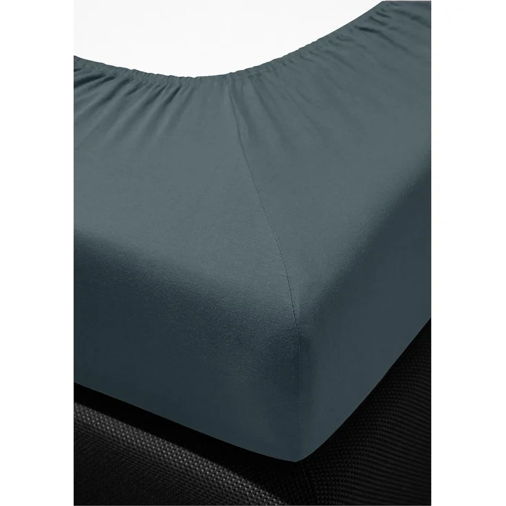 Irisette Mako-Jersey Betttuch Jupiter 0008 stone 150x200 cm 8-16 stone – Bild 3