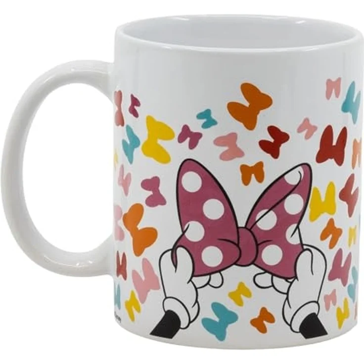 Disney Minnie Mouse Tasse 325ml – So Edgy Bows Keramikbecher im Geschenkset – Bild 2