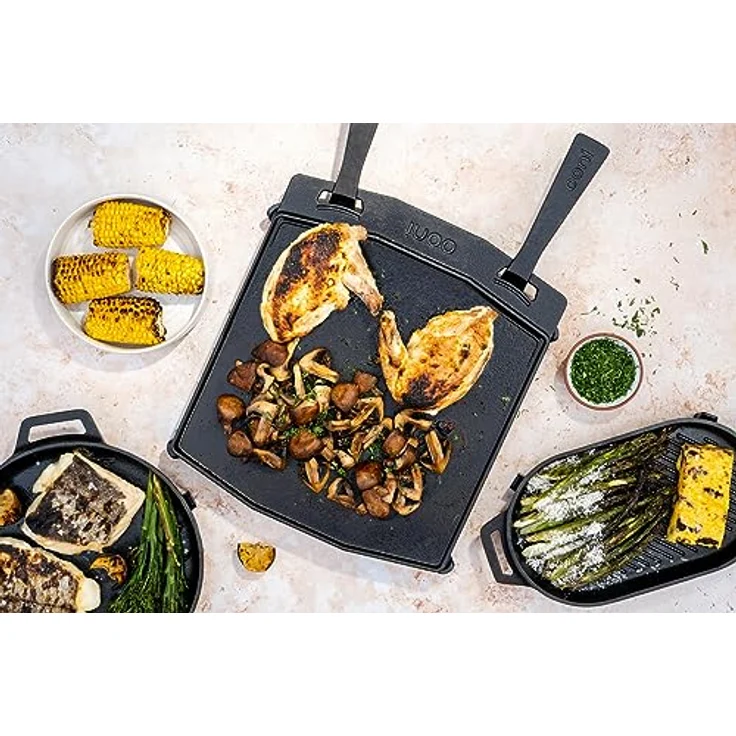 Ooni doppelseitige Grillpfanne aus Gusseisen – Bild 6