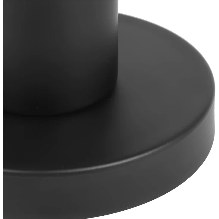 LED Tischleuchte mit Gitter Lampenschirm Schwarz, Höhe 28cm – Bild 6