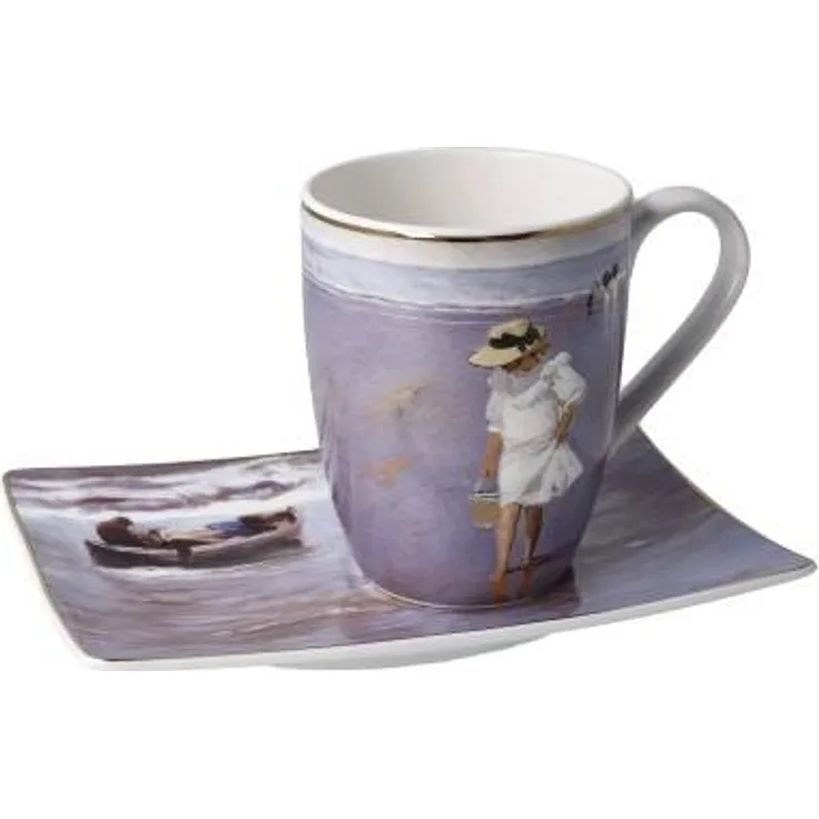 Goebel Künstlertasse Joaquin Sorolla - Nach Sonnenuntergang, Tasse mit Untere, Artis Orbis, Fine Bone China, Bunt, 350 ml, 67018031