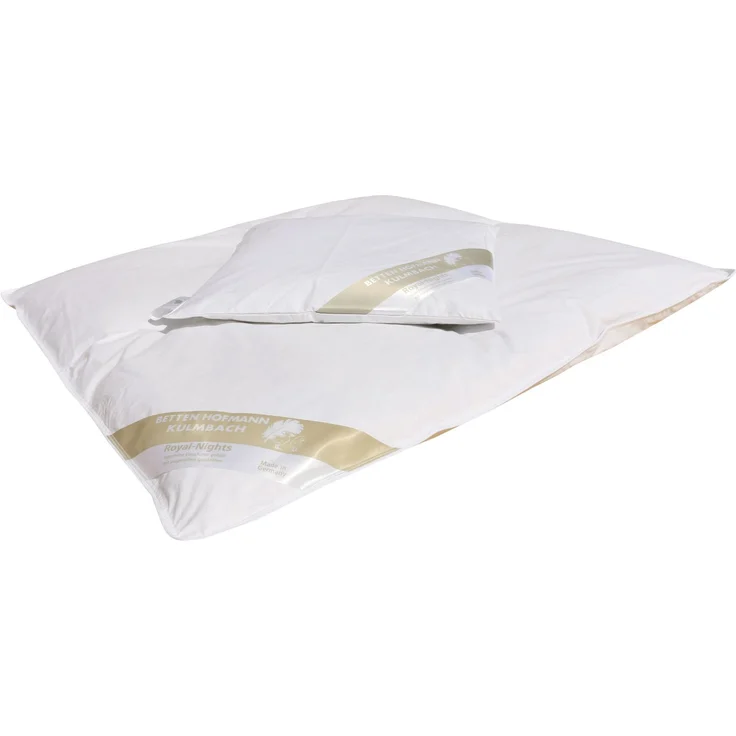 Betten Hofmann Baby Ganzjahres Set Daunendecke 80x80 + 35x40 Kissen 100% Daunen – Bild 3