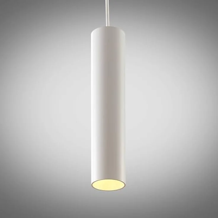 Arcchio Pendelleuchte Ejona, moderne Hängelampe in Weiß aus Aluminium, 1 flammig, GU10 für Esstisch und Flur – Bild 5