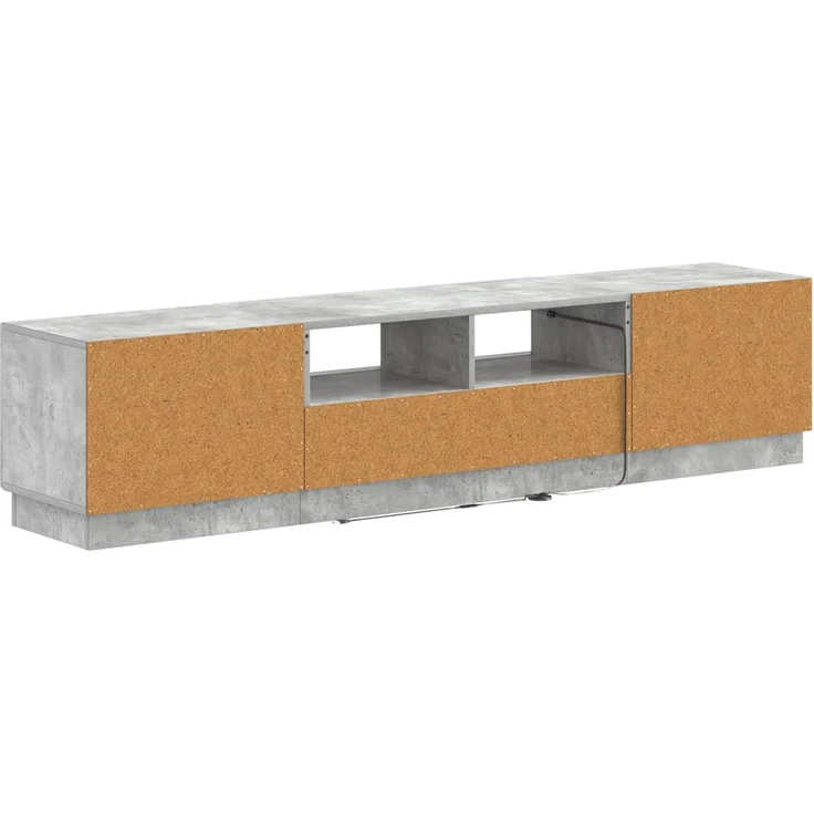 vidaXL LED-TV-Schrank HOORN 3 stk. Betongrau Holzwerkstoff 3416842 – Bild 6