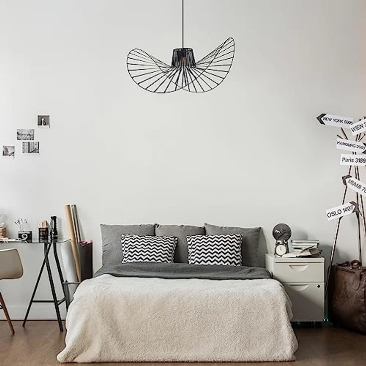 Paco Home Pendelleuchte HUGO PD1, ohne Leuchtmittel, mit kompatiblen Dimmer und Leuchtmittel – Bild 4