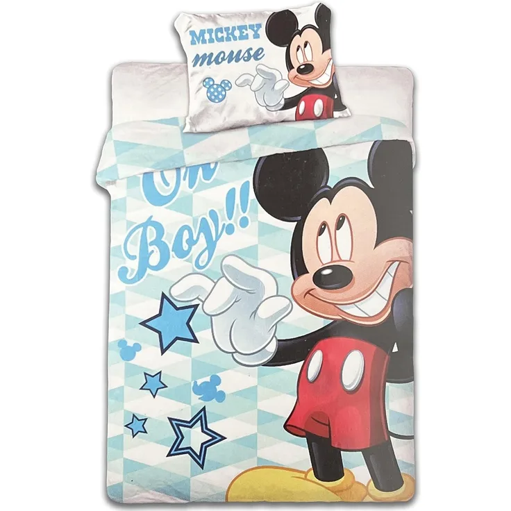 Mickey Mouse Babybettwäsche 'Oh Boy'