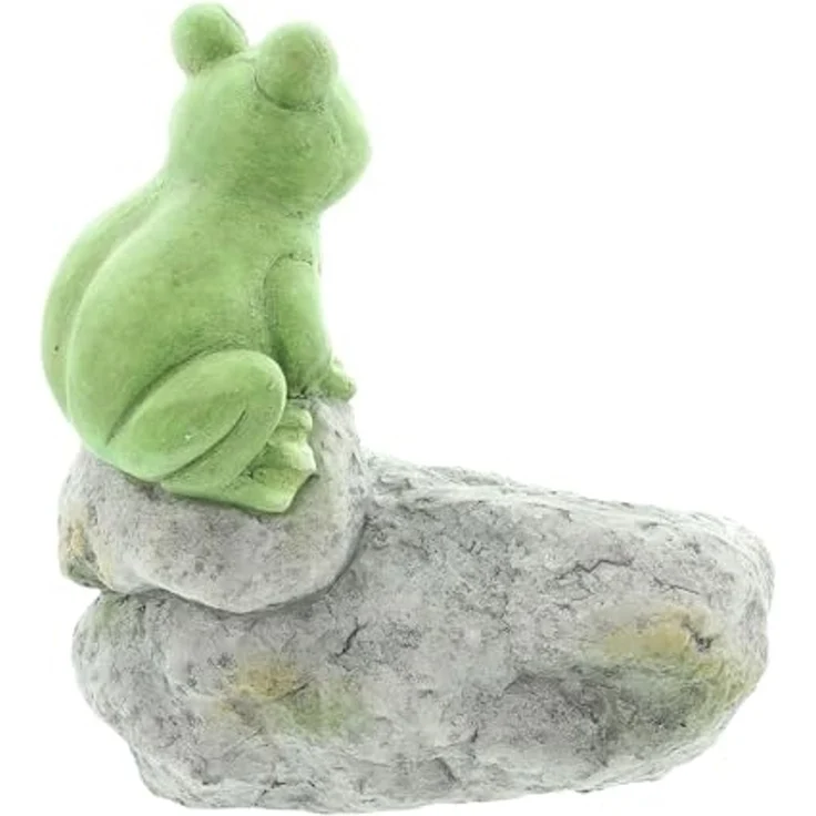 Pflanzschale "Frösche" aus Polyresin, wetterfest, Pflanztopf, Blumentopf, Gartendeko für Draußen – Bild 5