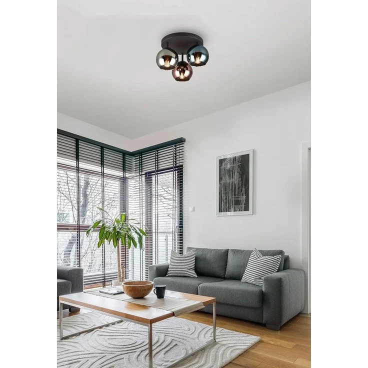 lightling Deckenleuchte Shawn, ohne Leuchtmittel, im Retrodesign – Bild 2