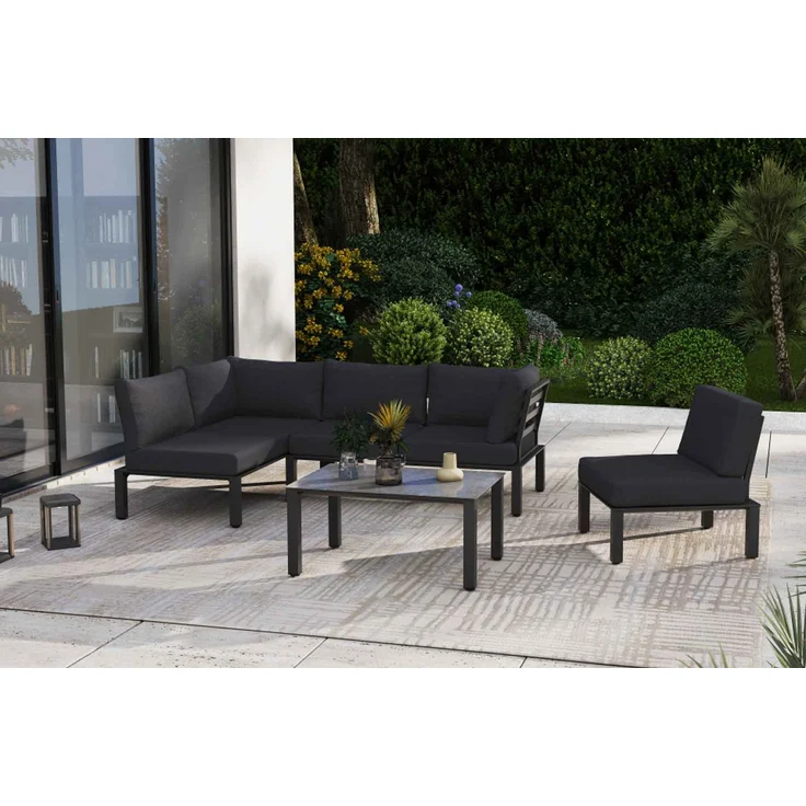Widoo Lounge-Sessel grau – Bild 2