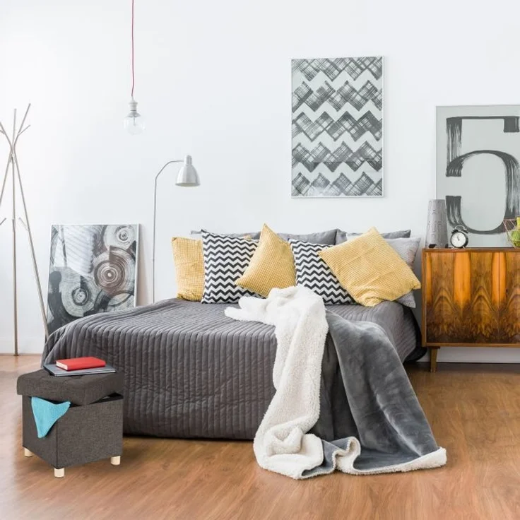 Relaxdays Sitzhocker mit Stauraum – Bild 3