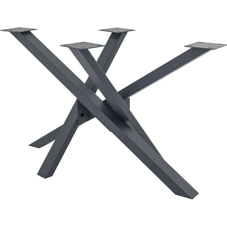 CLP Tischbeine Jimmy in Sternform,grau 120x60x72 cm