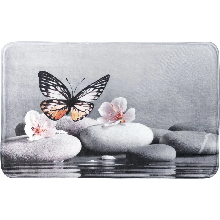 Sanilo Badematte mit Motiv, viele schöne Badteppiche zur Auswahl, rutschhemmend beschichtet, waschbar, schnelltrocknend, Polyester, rechteckig, sehr weich, hochwertig & modern, 50 x 80 cm oder 70 x 110 cm