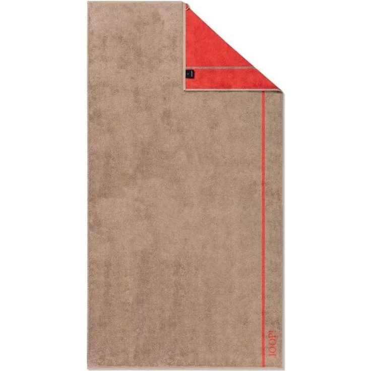 JOOP! Handtücher Lines Doubleface 1680 32 Sand 80 x 150 cm – Bild 2