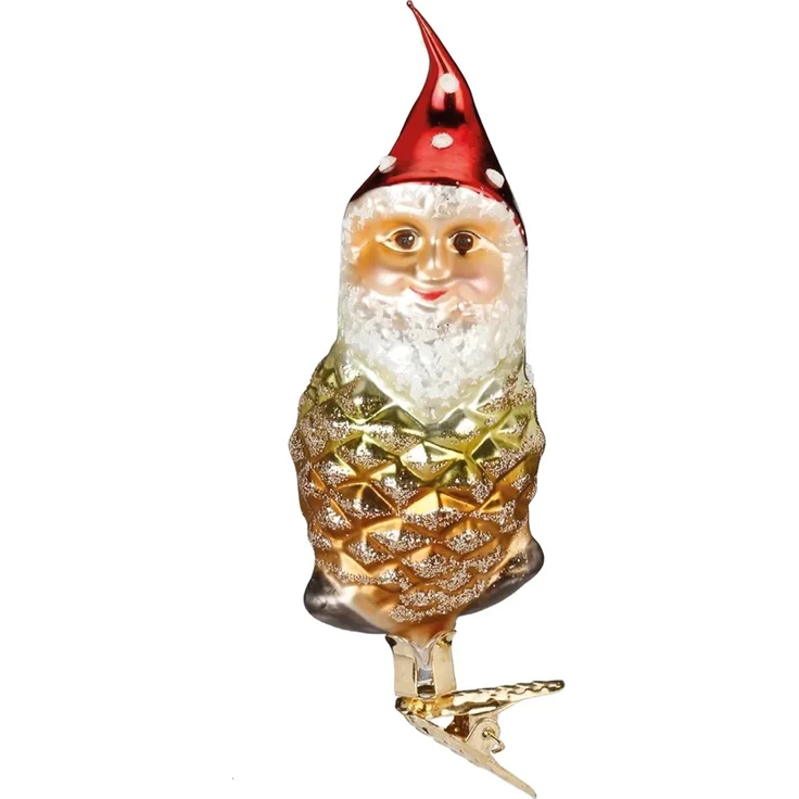 Waldgnom 11cm, Zapfenwichtel - Inge-Glas Weihnachtsschmuck