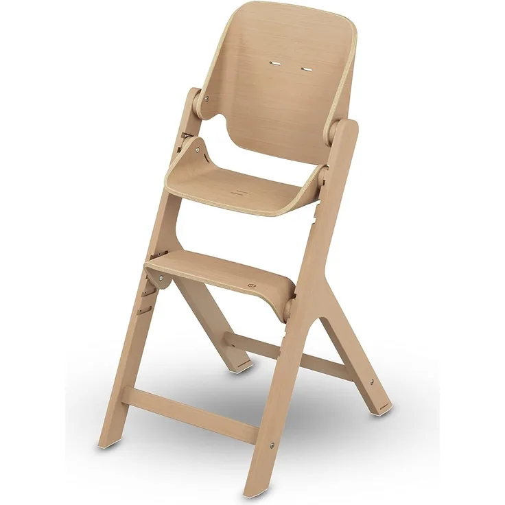 Maxi-Cosi Nesta, Hochstuhl ab Baby, Hochstuhl aus Holz, nach hinten verstellbarer Hochstuhl, wächst mit Ihnen bis zu 99 Jahren, Natural Wood