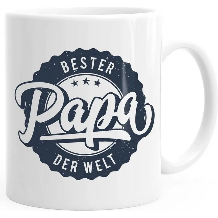 MoonWorks Tasse Kaffeetasse Bester Papa der Welt Geschenk Geschenktasse MoonWorks®, Keramik
