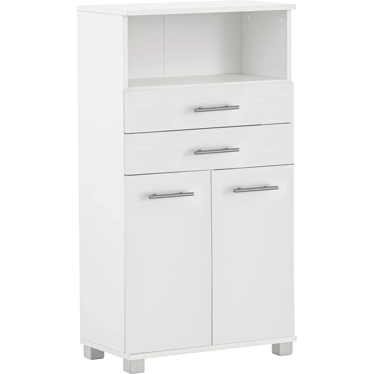 Schildmeyer Highboard Emmi 159168, weiß matt, 30,3 x 59,8 x 110,5 cm – Bild 1