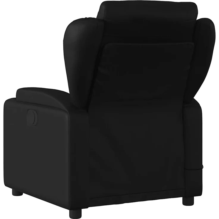 vidaXL Massage-Relaxsessel, Kunstleder, Schwarz 3205596 – Bild 3