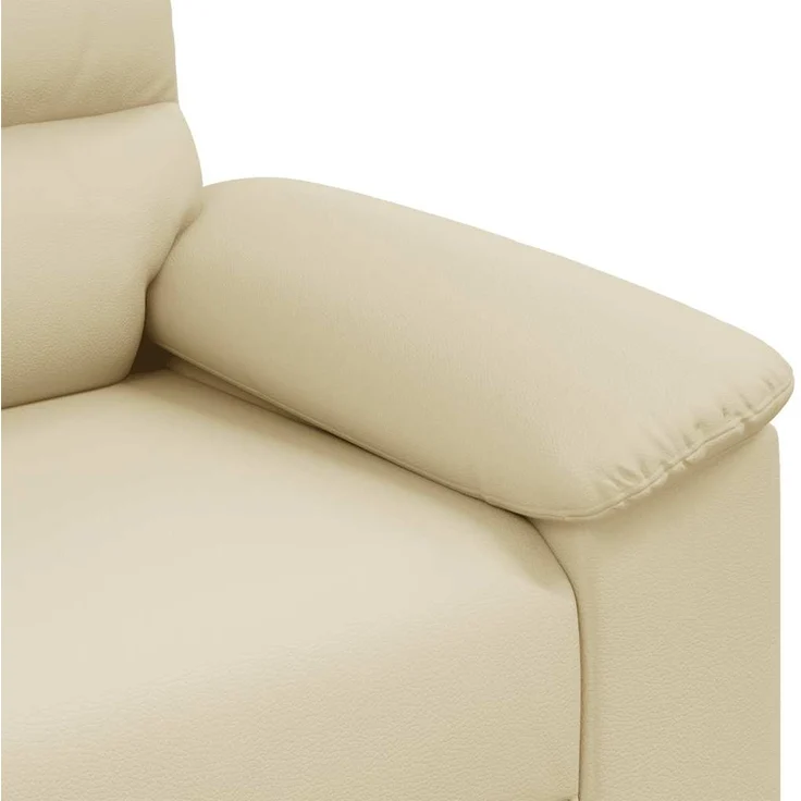 vidaXL 2-Sitzer-Sofa Creme 160x81x84 cm Kunstleder 4105333 – Bild 6