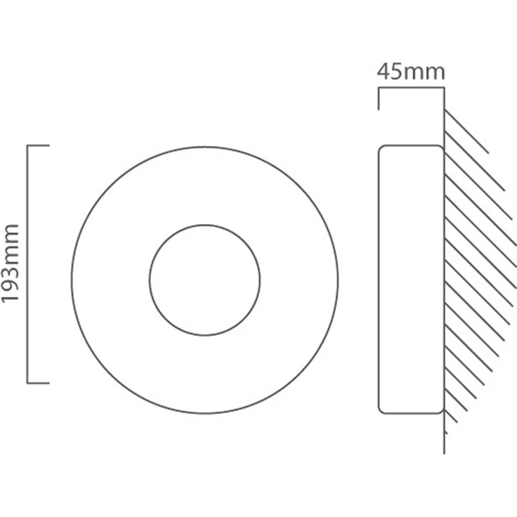 LED Außenleuchte für Decke & Wand UBLO Aluminium Silber, Ø19cm - IP44 – Bild 4