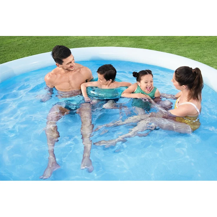 Bestway Fast Set Aufblasbarer Swimmingpool Rund 244x66 cm – Bild 5