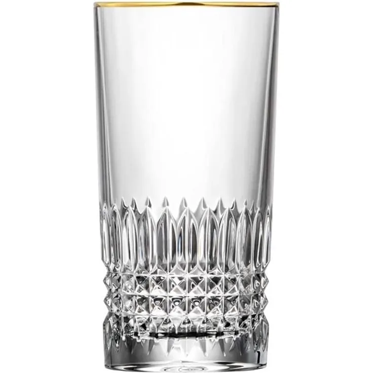 Longdrinkglas Kristall Empire Gold clear (13,5 cm)